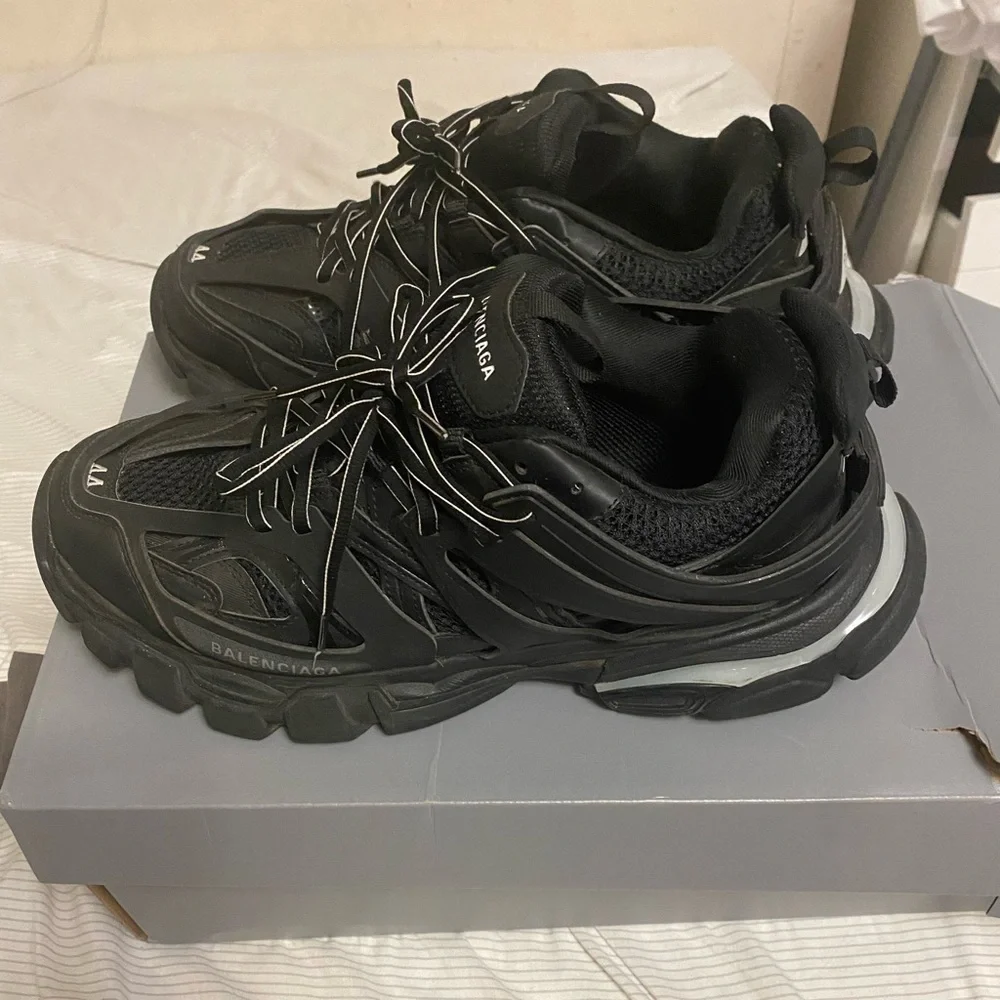 Balenciaga Track LED Sneaker ‘Black' Size 10 1/2 *USED* - Picture 1 of 7